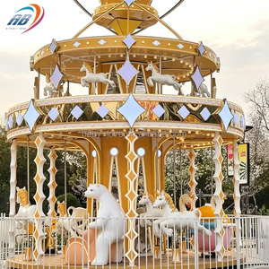 Atracción de Feria: Carrusel de Caballos Personalizado para Exteriores, Equipo de <span class=keywords><strong>Parque</strong></span> de Atracciones para Niños, Carrusel en Venta - Product Image 1