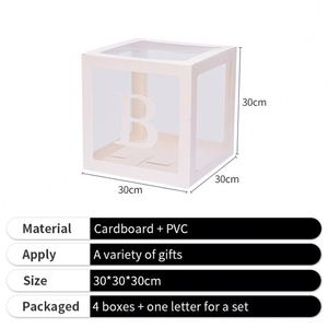 กล่องของขวัญลูกโป่ง PVC รูปตัวอักษรคำว่ารัก สำหรับงานวันเกิดเด็ก ขายส่งสำหรับธุรกิจ - Product Image 2