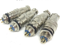 Conector Circular BNC de 5 Pines XS9, Conector Eléctrico de Aviación Push-Pull, Enchufe de Alimentación IP67 a Prueba de Agua, Carcasa de Aleación de PC, Enchufe Metálico para Soldar