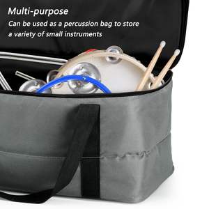 Échantillon gratuit, prix spécial, petit sac pour caisse claire 13/14 pouces, portable, double bandoulière, anti-éclaboussures, sac pour instrument, sac pour harpe - Product Image 2