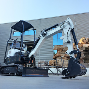 Mini-excavatrice Kubota de 1,0 tonne avec châssis à chenilles en caoutchouc, cabine ouverte, certifiée CE EPA, livraison gratuite, pour travaux agricoles, aménagement paysager et construction - Product Image 4