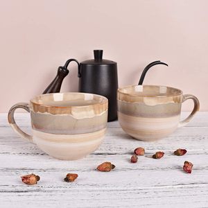 Gốm lớn Gốm cốc cà phê Bộ 2, đồ đá <span class=keywords><strong>Jumbo</strong></span> Latte cốc cho văn phòng và nhà, 16 oz - Product Image 5