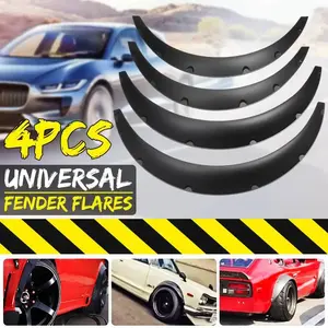 4 Pièces de Extensions d'Ailes Universelles Souples pour Mercedes-Benz C63 E63, BMW E80 E81 E82 E87 E88, VW GOLF MK5 MK6 MK7 - Product Image 1