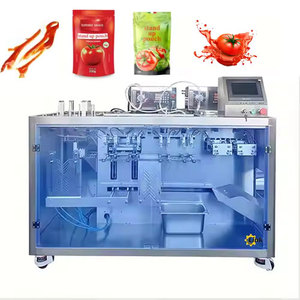 Machine de remplissage et d'emballage automatique à double tête pour sachets de shampoing liquide et sachets de forme spéciale, à prix bas - Product Image 1