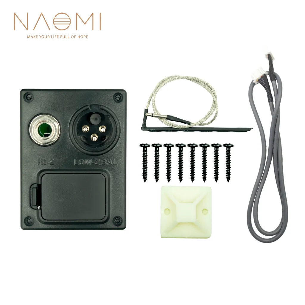 NAOMI 9V 9V de la caja de batería titular caso para guitarra acústica ecualizador EQ partes de guitarra Accesorios