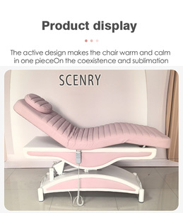 Newest Electric 3 Motors Lip Beauty Facial Spa Massage Bed <b>Foldable</b> Customizable Color <b>Wood</b> for Bedroom Beauty Salon School - Product Image 2