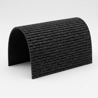 Panneau mural moderne en porcelaine souple, texture tissu sable de quartz noir, couleur unie, pour revêtement intérieur, salon, salle de sport