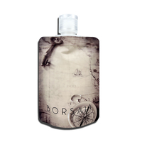 Pochette de bec de recharge debout 100% recyclable 50ml 90ml 100ml avec buse à ouverture rabattable