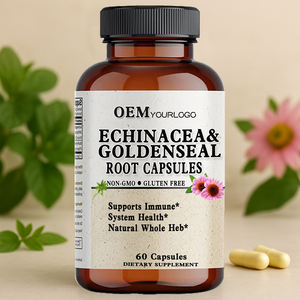 Capsule di <span class=keywords><strong>Echinacea</strong></span> per Adulti, Integratore Alimentare Naturale a Base di Erbe, 60 Capsule/Flacone, Supporto Immunitario - Product Image 2
