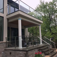 Gehärtetes Glasgeländer für Terrasse Balkon Treppe Glasgeländer Preis