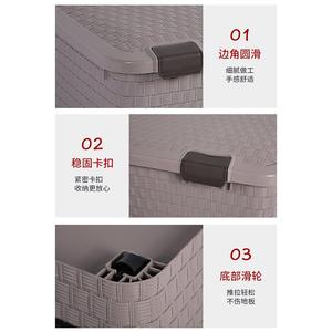 Nuevo Cesto de Lavandería de Plástico de 40L con Tapa de Guangdong, Organizador Multifuncional - Product Image 4