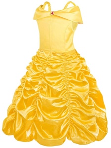 Costumi di Halloween all'Ingrosso, Abiti da Principessa Belle per Bambine, Costume da <span class=keywords><strong>La</strong></span> Bella e <span class=keywords><strong>la</strong></span> Bestia per Feste in Maschera e Carnevale - Product Image 5