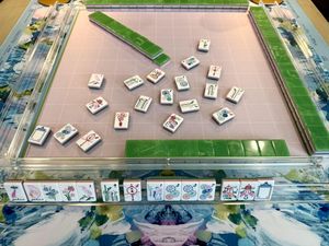 Tuiles de Mahjong Américaines Vertes Nacrées en Jade Personnalisées de Luxe – Coffret Cadeau Haut de Gamme en Cristal pour <span class=keywords><strong>Jeux</strong></span> d'Échecs et de Cartes - Product Image 5