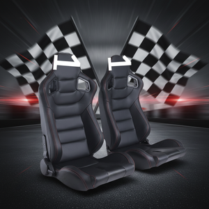 Asiento de Coche Modificado para Simulación de Carreras, Asiento Deportivo de E-Sports, Cuero PVC Ajustable, Estándar de Suzhou, Ajuste Estándar, Directo de Fábrica - Product Image 4