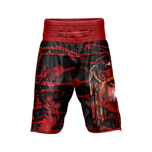 Short MMA BJJ Jiu Jitsu pour Homme Grande Taille Adulte Imprimé par Transfert Thermique Spandex/Polyester Taille Mi-Haute Élastique Ergonomique Avant/Arrière - Product Image 4