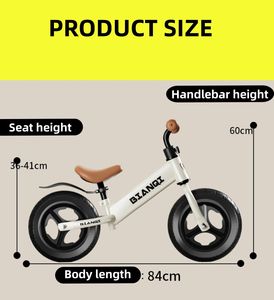 Normes européennes américaines 12 pouces Balance complète Push Bike étiquette personnalisée vélo en alliage d'aluminium ligne à vitesse unique garçons - Product Image 5