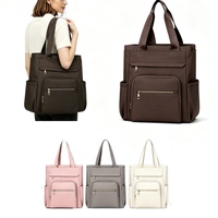Sac à bandoulière imperméable en tissu Oxford pour femme, multi-poches, grande capacité, pour le travail quotidien, les voyages, l'école et les activités de plein air