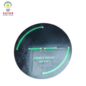 सनबॉय 6 वी वी-5 वी-5 वी पावर सिस्टम के लिए 1.8 डब्ल्यू 3.7 वी-5 वी पावर सिस्टम राउंड सौर सेल व्यास 137 मिमी छोटे मोनोक्रिस्टलाइन सौर मॉड्यूल - Product Image 3