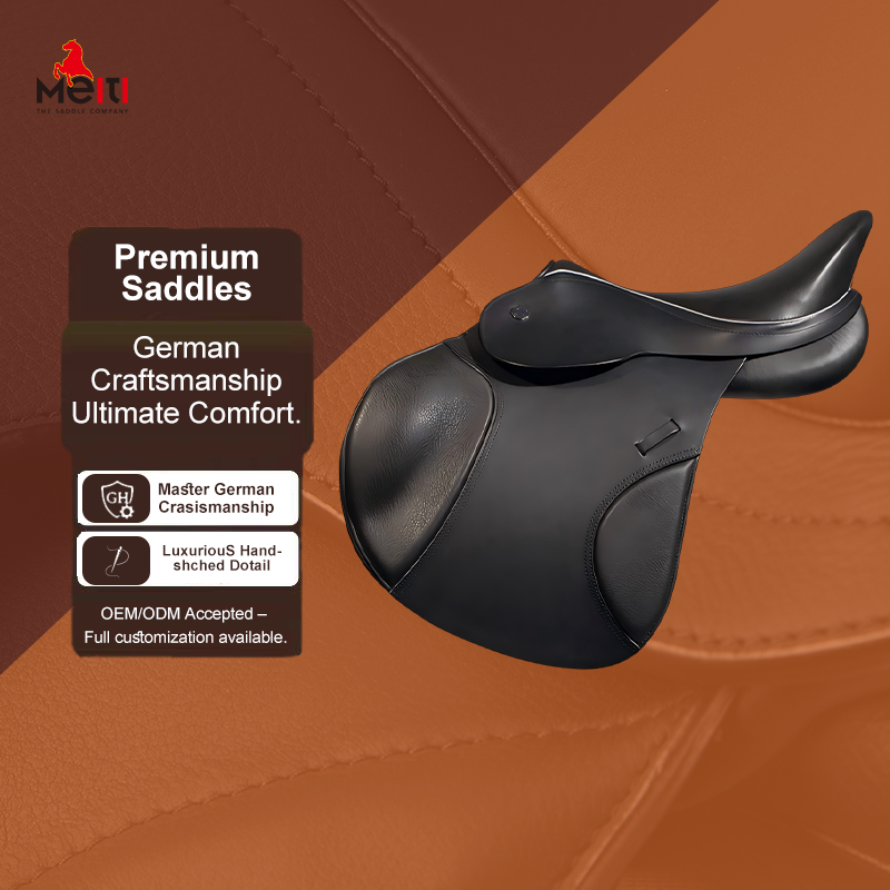 Elite Stable Leather Jumping Horse Saddle