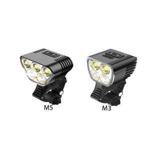 ไฟหน้าจักรยานแบบชาร์จไฟได้ Ultra Bright Dirt สำหรับจักรยาน 12V หัวไฟ 5 หลอด LED รูปหัวใจ 5000 ลูเมน - Product Image 1