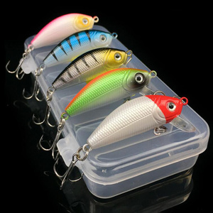 WEIHE Vente en gros 5 couleurs disponibles Appâts artificiels Crank Hard Plastic Fishing Lures Set <span class=keywords><strong>Peche</strong></span> Au Coup <span class=keywords><strong>Siege</strong></span> - Product Image 4