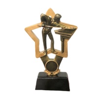 Trophée de billard, Statue commémorative à collectionner moulée en 3D pour concours, décoration de bureau
