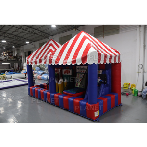 Tente gonflable géante avec plusieurs jeux combinés pour les enfants, activités de plein air, locations pour événements - Product Image 3