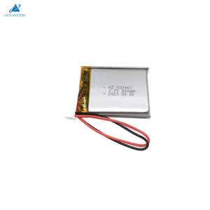 CE lipo סוללה 603443 מפעל סיטונאי באיכות גבוהה 3.7v 900mah ליתיום סוללה