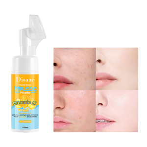 Espuma Limpiadora Facial con Vitamina C de Marca Privada, con Ácido Hialurónico y Aloe Vera, Iluminadora y Nutritiva para la Piel, Botellas Personalizadas para Lavado Facial - Product Image 5