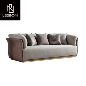 Sofá postmoderno <span class=keywords><strong>barato</strong></span>, sofás de 3 plazas de tela de terciopelo de estilo nórdico suave - Product Image 5