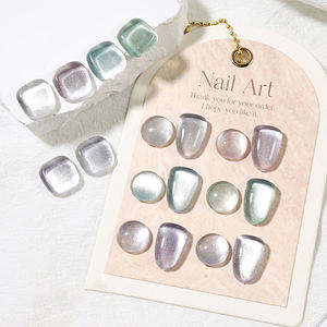 AILANUO 6-color Ice Crystal cat's Eye <b>Gel</b> <b>Nail</b> <b>Polish</b> Series 15ml Cat's eye <b>Gel</b> <b>Polish</b> TPO Free Hema Free OEM ODM Neon <b>Gel</b> - Product Image 1