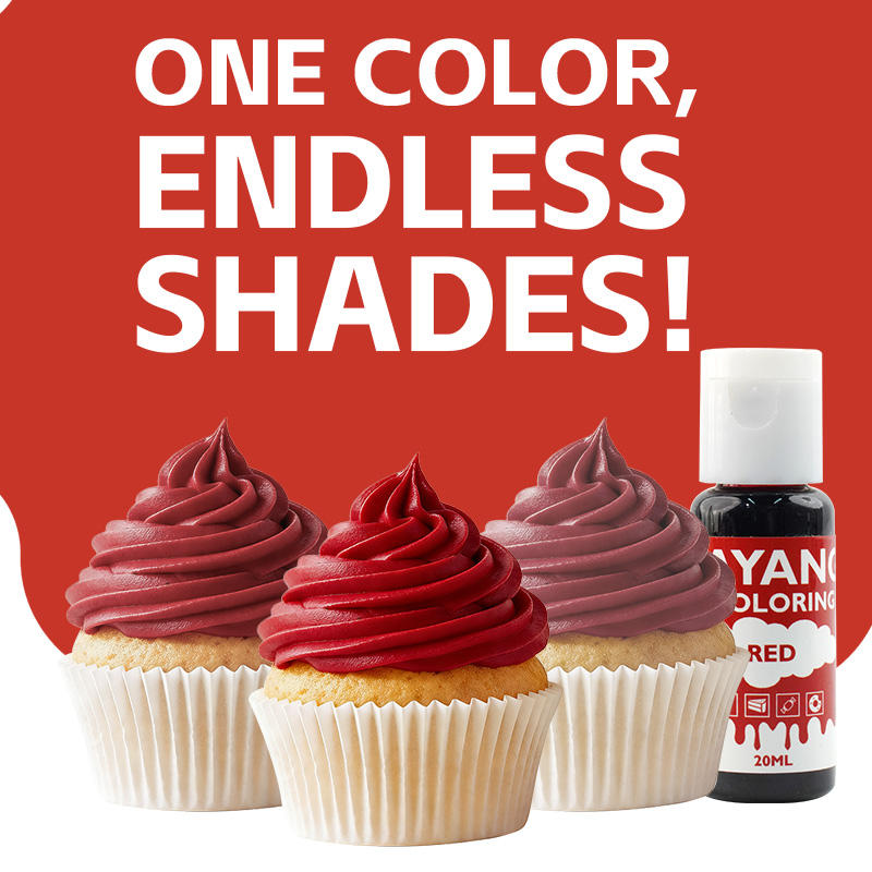YAYANG Food Coloring Gel 27 Colors Halal Bulk Food Coloring Liquid 20ml ...