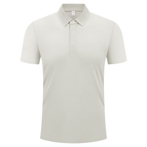 Men's Solid Color Nylon Polo Shirt Short Sleeve Workwear Daily Wear GJ69-8906 - Product Image 2