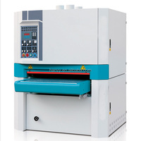 Machine à poncer automatique à bande large double face Hanvy Heavy Duty pour la production de contreplaqué