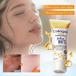Crème <span class=keywords><strong>solaire</strong></span> <span class=keywords><strong>anti</strong></span>-<span class=keywords><strong>rides</strong></span> pour le visage à prix bas, marque privée, avec collagène, crème <span class=keywords><strong>solaire</strong></span>, écran <span class=keywords><strong>solaire</strong></span>, crème <span class=keywords><strong>solaire</strong></span> - Product Image 2