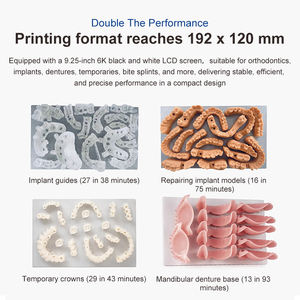 Smile Find China Imprimante dentaire 3D de haute précision pour laboratoire dentaire, compatible CAO/CAM et modèles LCD - Product Image 6