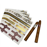 8 ans d'expérience dans l'impression d'étiquettes personnalisées, dorure en relief, anneau de cigare, ceinture de cigare, anneau en papier, étiquettes adhésives