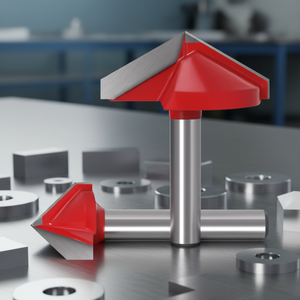 カスタマイズ可能な90度3D V字型ナイフコンピュータ彫刻木工用フライスカッターODM & OEMウッドドリルビットプロジェクト - Product Image 6