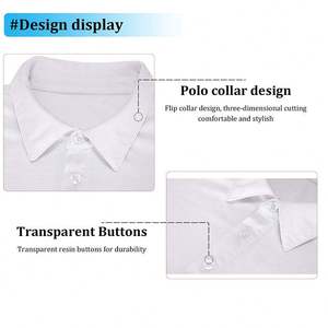 Camisas Polo de Rugby y Golf de Algodón de Punto para Hombre, con Logotipo Bordado Personalizado, Estampado de Moda, Secado Rápido, para Venta al por Mayor de Verano - Product Image 4