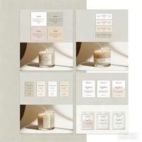 Étiquette autocollante d'aromathérapie durable et écologique en gros - Matériau acrylique imperméable au design minimaliste
