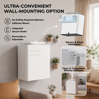 Diffuseur de parfum commercial 4G IoT avec carte SIM, contrôle à distance, sans eau, 500 ml, élégant, pour CVC, directement de l'usine