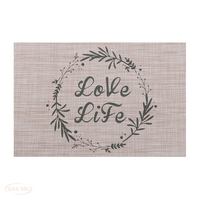 Sets de table rectangulaires imprimés, décoration minimaliste pour la maison, dessin animé créatif, antidérapants, isolants thermiques, sous-verres, vente en gros