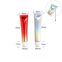 10ml Squeeze Balm Lip Tube Emballage Doux Rose Vert Blanc Tubes De Brillant À Lèvres 20ml Portable Rouge À Lèvres Brillant À Lèvres Tubes et Boîte Personnalisée