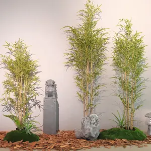Maillots de bambou artificiels de haute qualité, 30 cm, longs, fausses plantes
