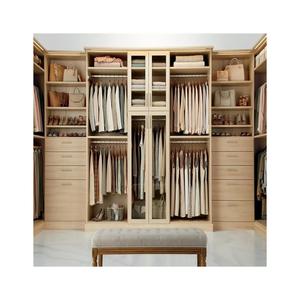 <span class=keywords><strong>Armarios</strong></span> Modernos de Fábrica para Dormitorio de Niñas, Armario de PVC y Madera, Diseño de Muebles para Guardar Ropa - Product Image 1