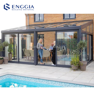 Abri de jardin moderne en aluminium pour l'extérieur, imperméable, véranda, serre, hôtels, solarium commercial, jardin d'hiver, villa - Product Image 5