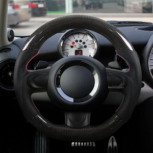 Volante Deportivo de Fibra de Carbono Real para BMW <span class=keywords><strong>Mini</strong></span> <span class=keywords><strong>Cooper</strong></span> R55 R56 R57 R59 R60 S, Estilo Deportivo - Product Image 1