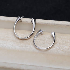 Bague ouverte en argent S925 Wenchi avec double perle 17076, réglable, pour femme, accessoires de bijoux DIY, style incrustation tendance, Chine - Product Image 2