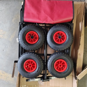 Carrito de Camping Plegable para Exteriores, Playa y Picnic, con <span class=keywords><strong>Ruedas</strong></span> Neumáticas, en Oferta - Product Image 6