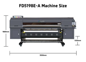 Impresora de Sublimación Fedar de 1.9m en Oferta con 8 Cabezales de Impresión i3200a1 para Poliéster, Impresora de Sublimación Nueva - Product Image 2